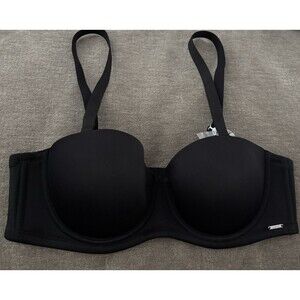 HSIA Strapless Bra NWT Size 36C Black